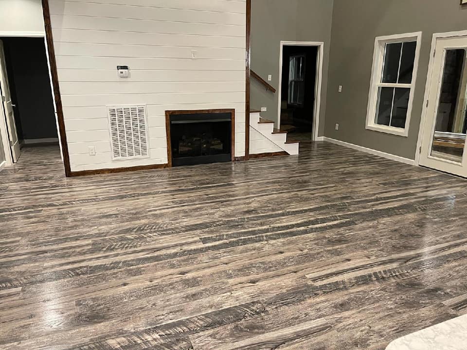 A new home renovation floor works